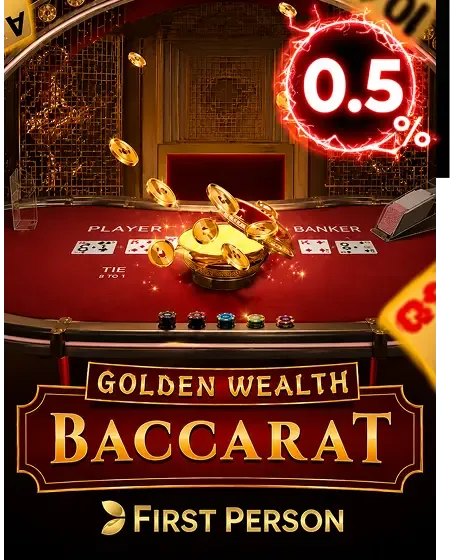 Baccarat - First Person Golden Wealth Baccarat