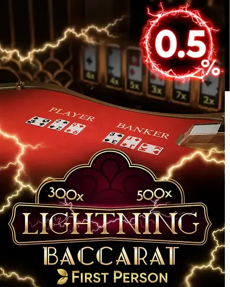 Baccarat - First Person Lightning Baccarat