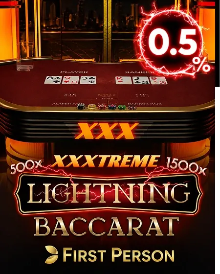 Baccarat - First Person XXXtreme Lightning Baccarat