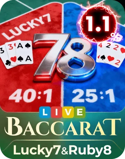 Baccarat - Lucky7 & Ruby8 Baccarat