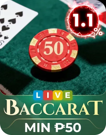 NEW - Min ₱50 Baccarat