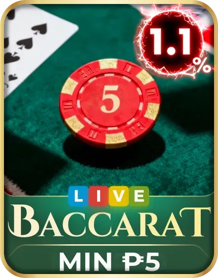 Baccarat - Min ₱5 Baccarat