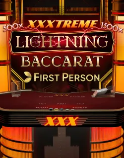 Baccarat Online Game Casino - First Person XXXtreme Lightning Baccarat