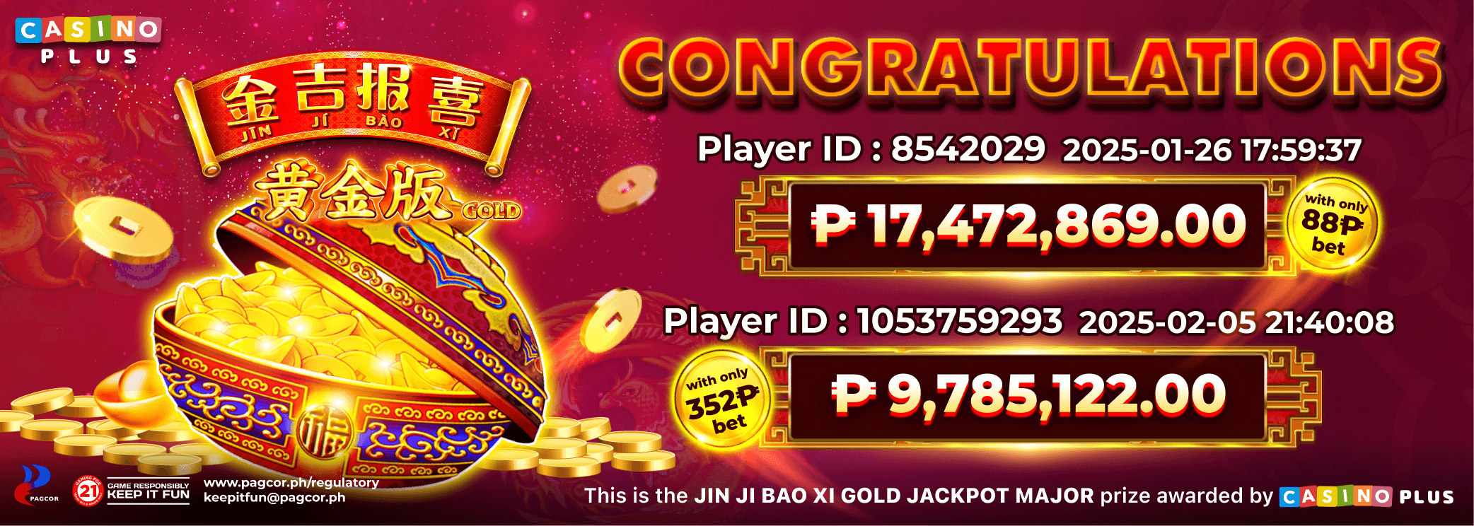 Jin Ji Bao Xi Gold Major Jackpot
