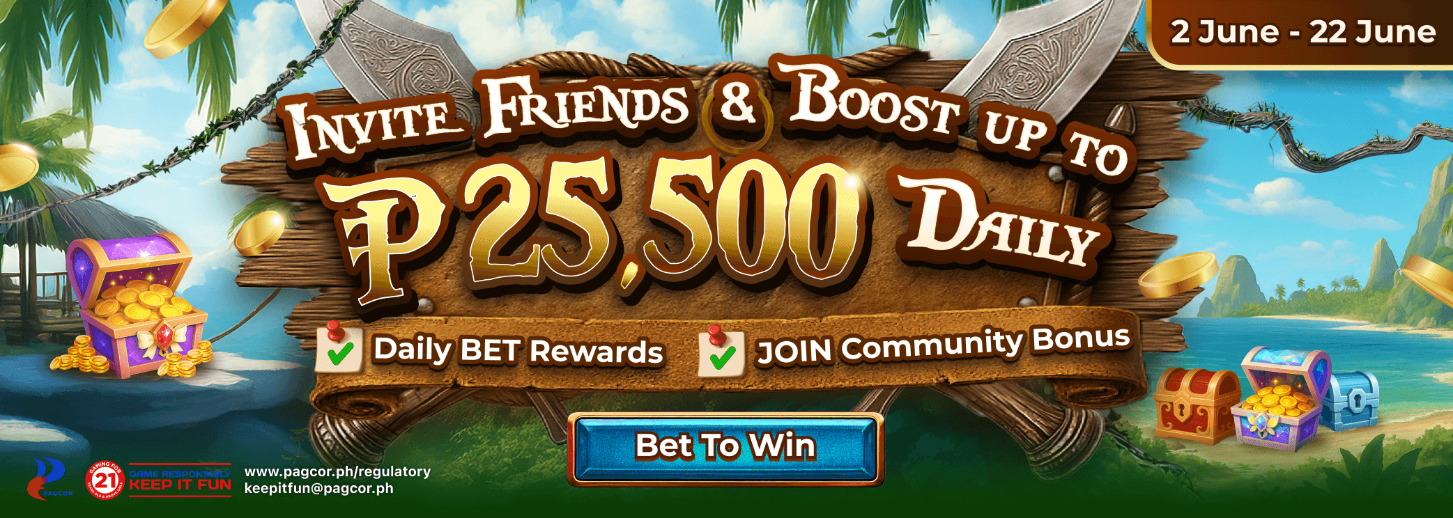 INVITE FRIENDS & WIN UP TO 25,500