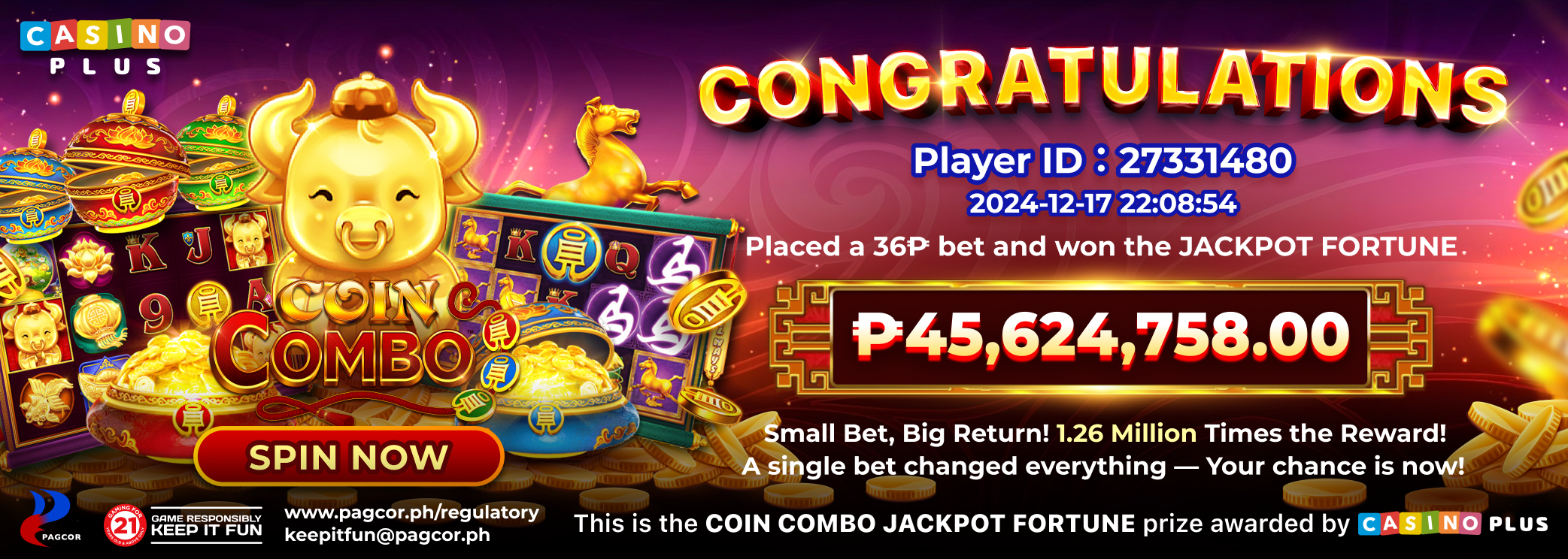 Coin Combo Fortune Jackpot