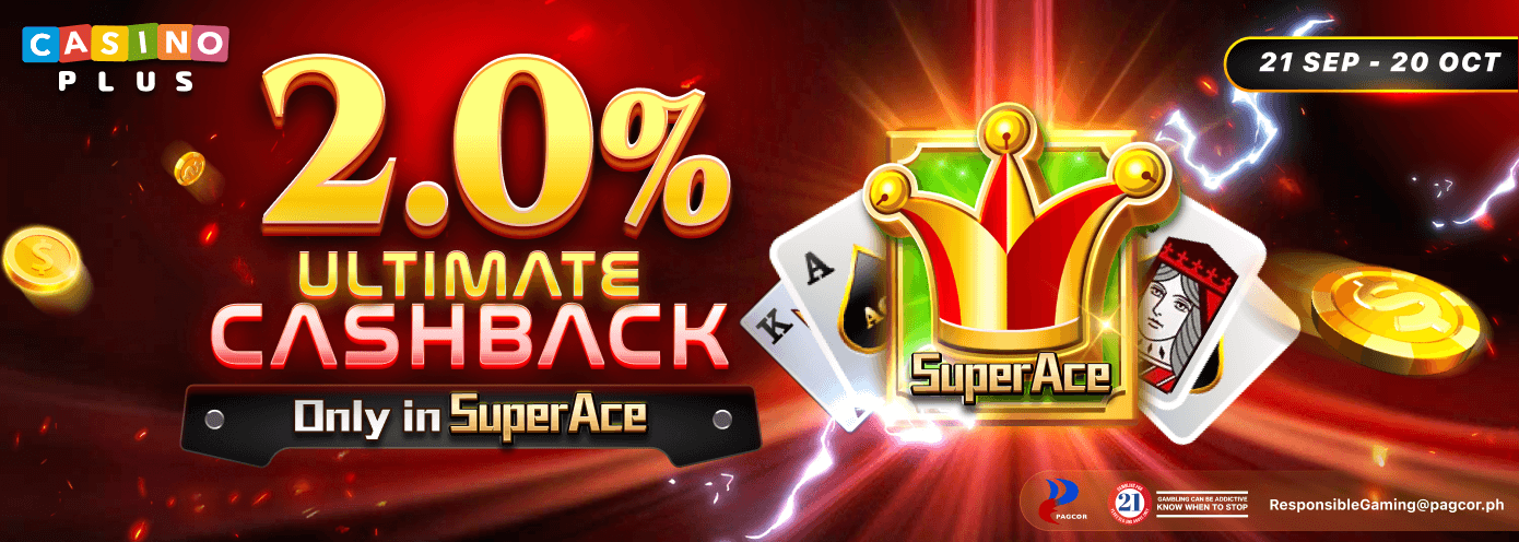 Unlimited 2% Cashback in Super Ace
