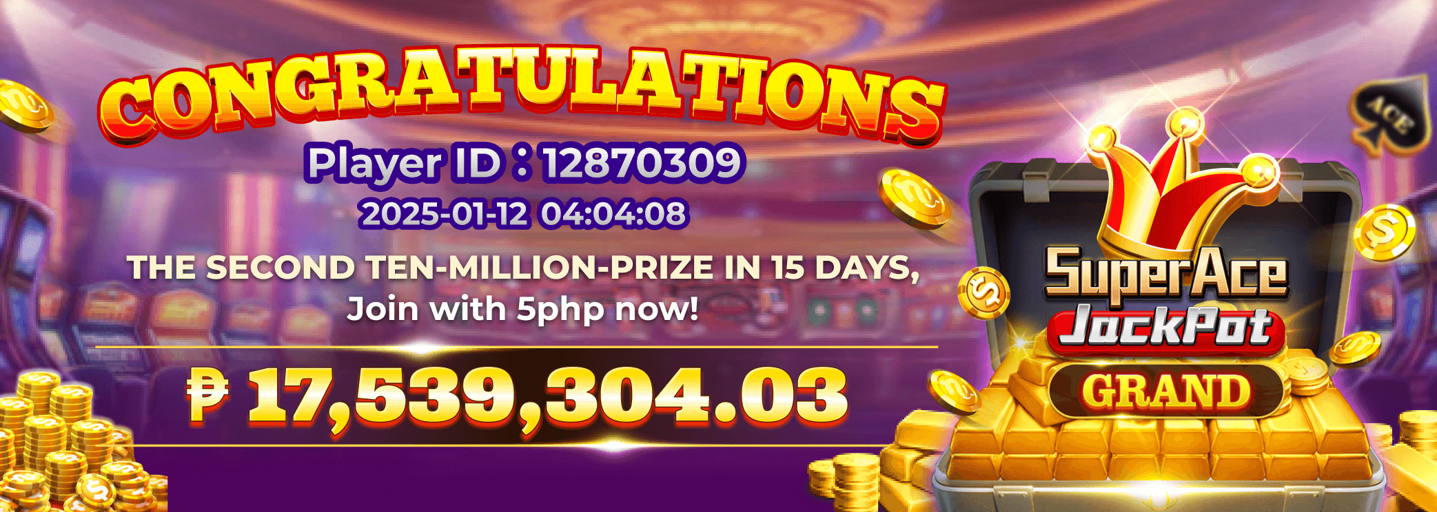 Super Ace Jackpot Grand Prize